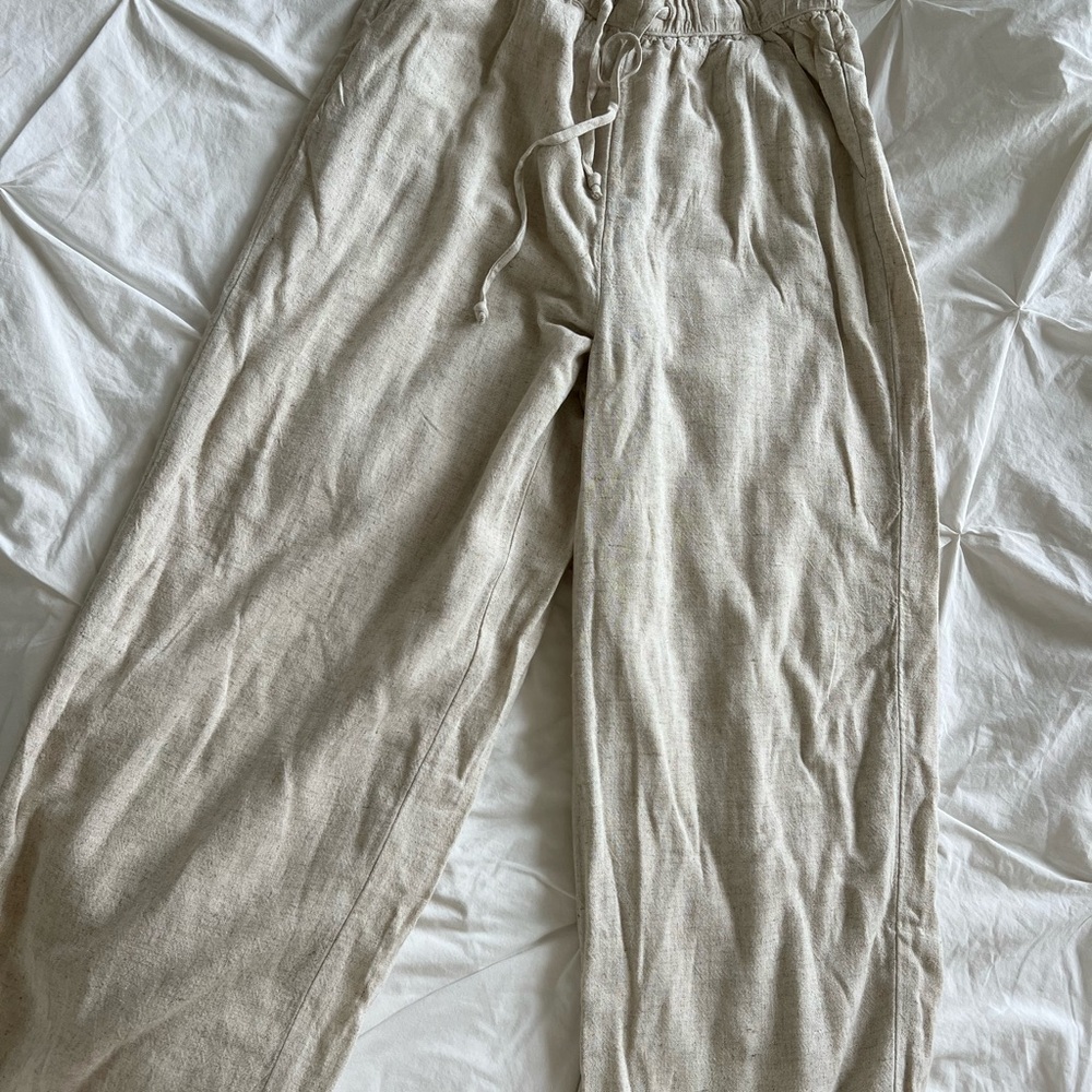 Linen Blend Pants